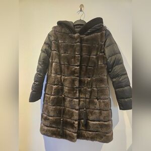 Holt Renfrew Mink Coat With Removable Sleeves